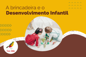 Imagem de duas criancas brincado